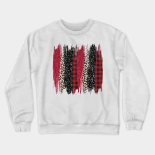 Christmas brush strokes Crewneck Sweatshirt